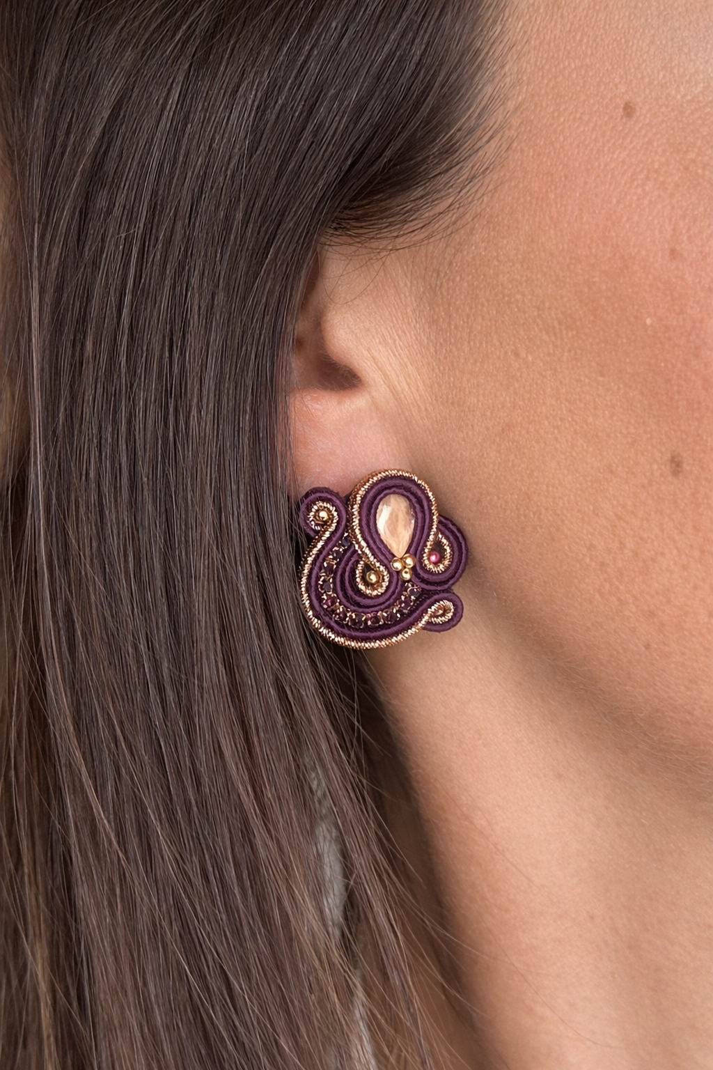 Candy Velvet Glow - Gioielli Soutache Artigianali Shimmershine