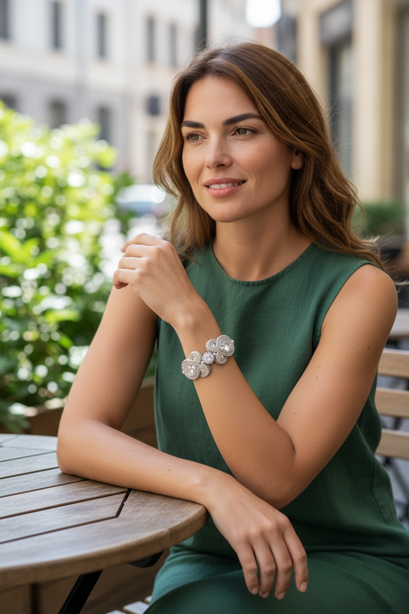 Bracciali artigianali in soutache di ShimmerShine – design unici fatti a mano in Italia