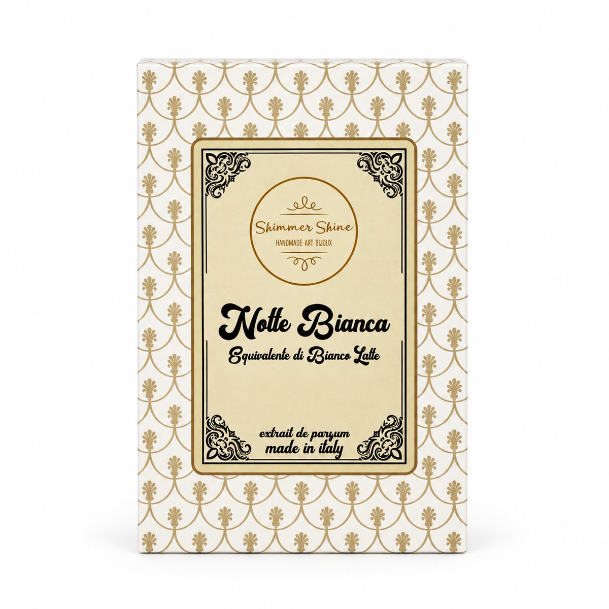 Notte Bianca – Profumo equivalente di Bianco Latte - Gioielli Soutache Artigianali Shimmershine