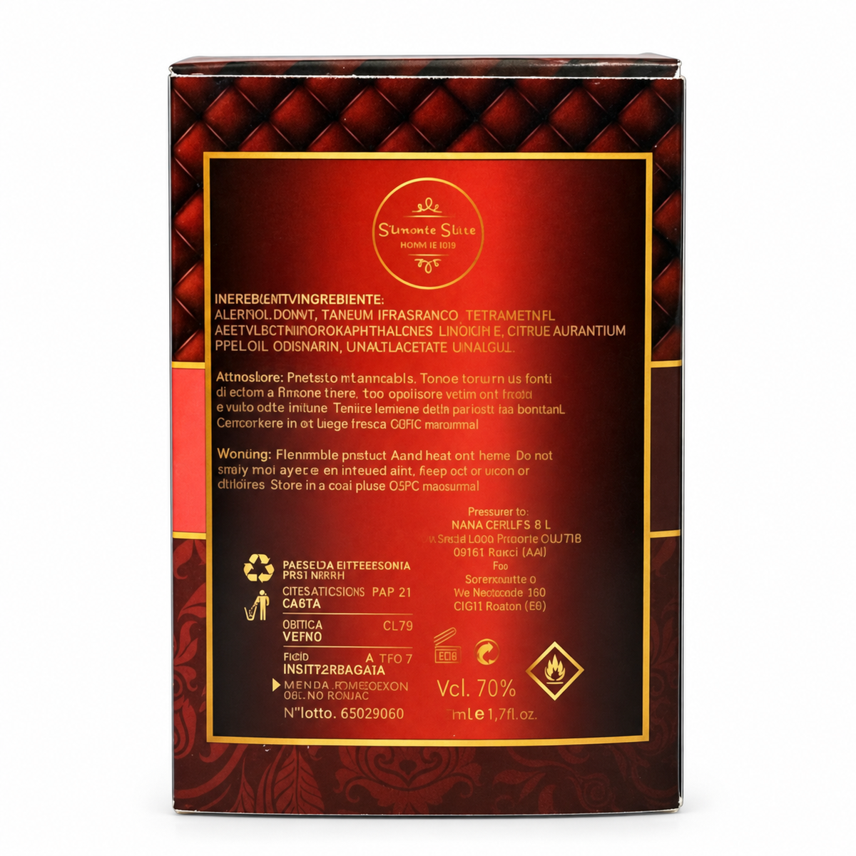 Enigma – Profumo equivalente di Baccarat Rouge - Gioielli Soutache Artigianali Shimmershine
