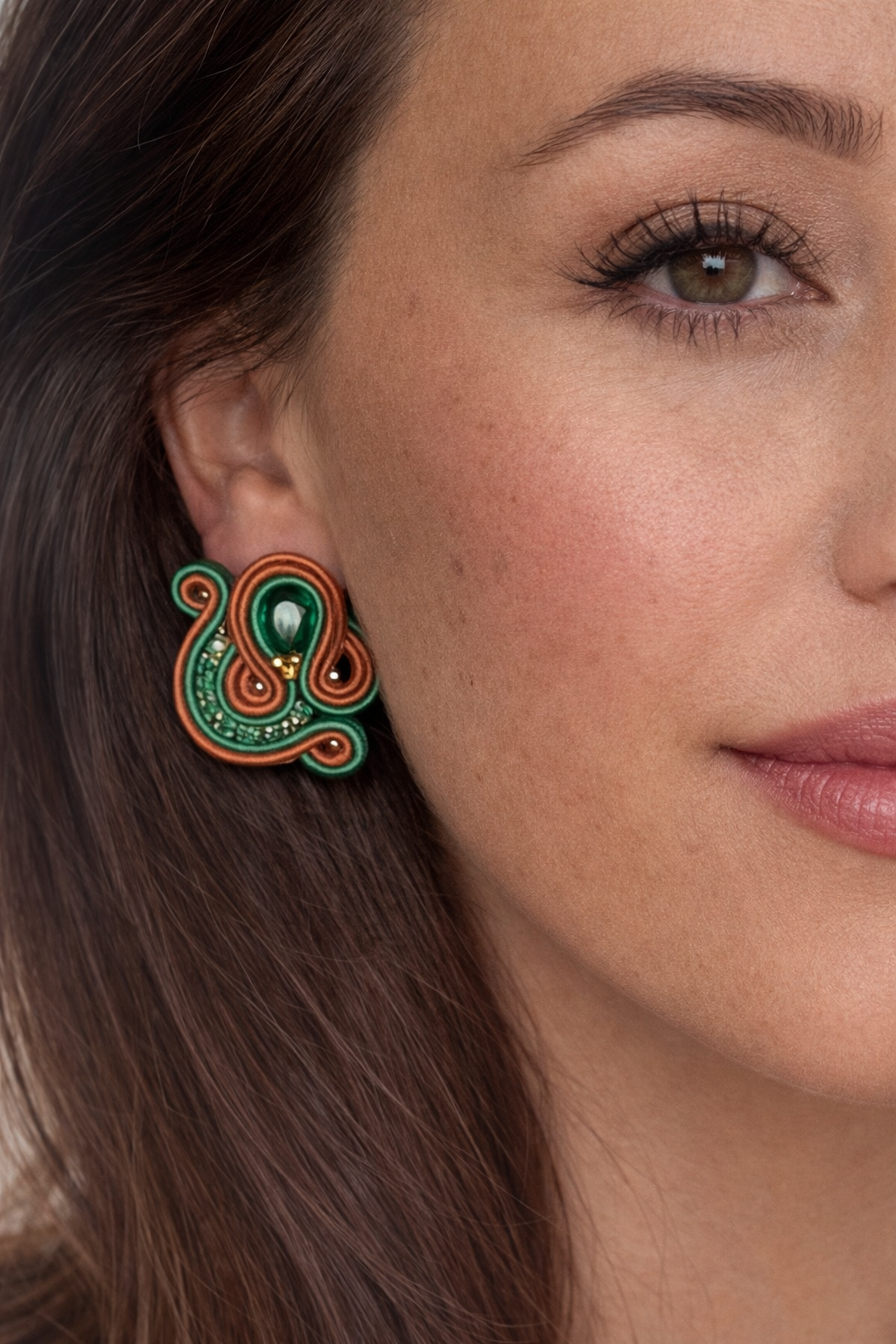 Candy Emerald Muse - Gioielli Soutache Artigianali Shimmershine