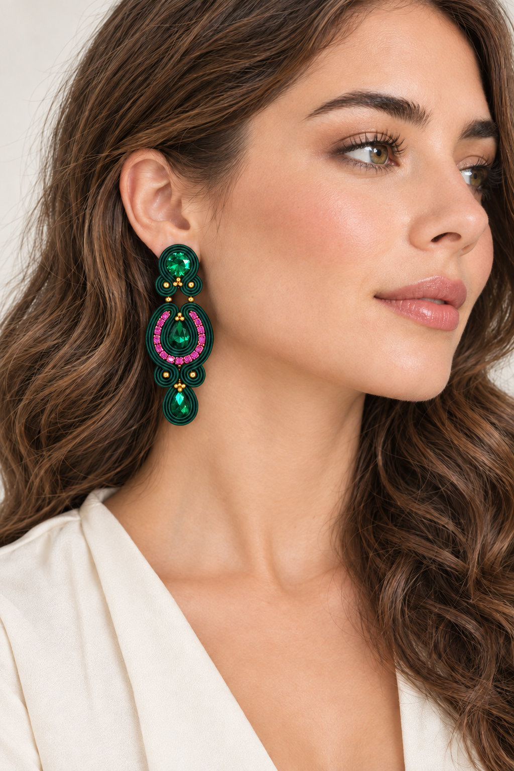 Luce Smeralda - Gioielli Soutache Artigianali Shimmershine